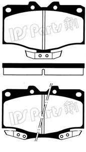 Brake Pad Set, disc brake IBD-1256