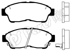 Brake Pad Set, disc brake IBD-1261
