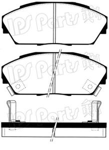 Brake Pad Set, disc brake IBD-1440