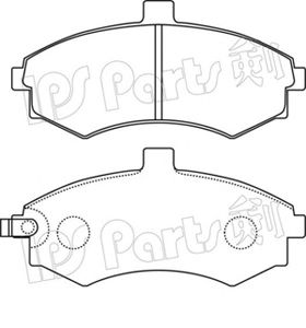 Brake Pad Set, disc brake IBD-1H14