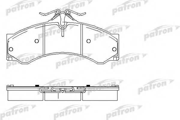 Brake Pad Set, disc brake PBP1043