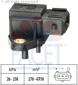 Air Pressure Sensor, height adaptation; Sensor, intake manifold pressure 10.3029