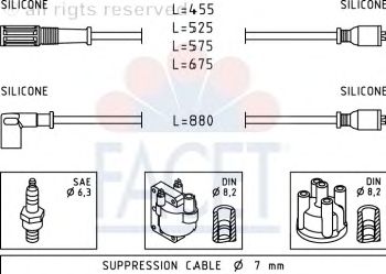 Ignition Cable Kit 4.8398
