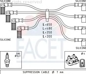 Ignition Cable Kit 4.8888