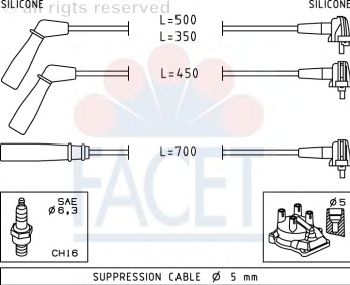 Ignition Cable Kit 4.9393