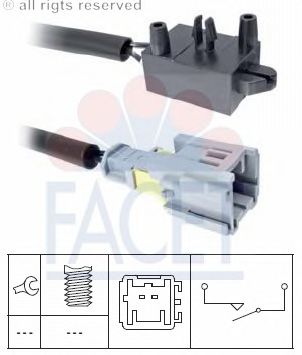 Schalter, Kupplungsbetätigung (GRA); Schalter, Kupplungsbetätigung (Motorsteuerung) 7.1210