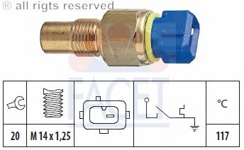 Temperature Switch, coolant warning lamp 7.4060