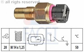 Temperature Switch, coolant warning lamp 7.4088