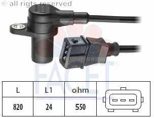 Sensor, crankshaft pulse; Pulse Sensor, flywheel 9.0151