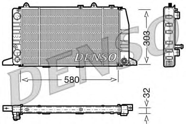 Radiator, engine cooling DRM02011