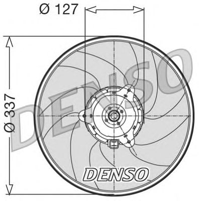 Fan, radiator DER21004