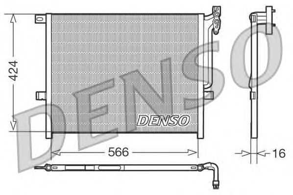 Condensator, airconditioning DCN05004