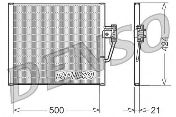 Condenser, air conditioning DCN05005