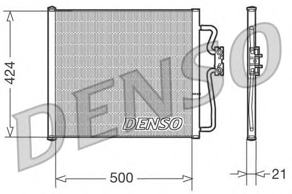 Condensador, aire acondicionado DCN05007