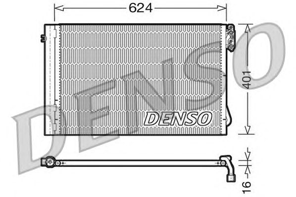 Condensator, airconditioning DCN05011