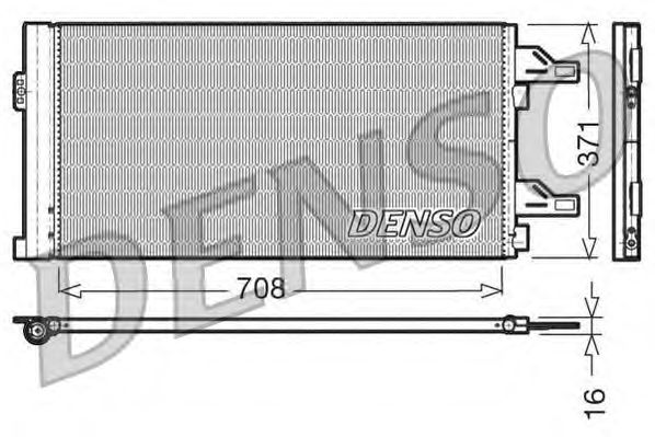 Condensador, ar condicionado DCN07002