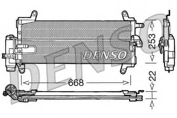 Condensator, airconditioning DCN09093