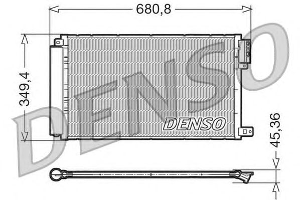 Condenser, air conditioning DCN09300