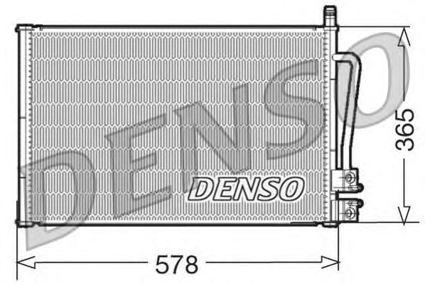 Condensator, airconditioning DCN10008