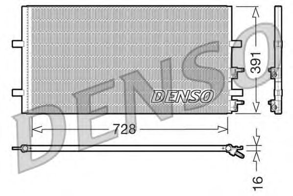 Condenser, air conditioning DCN10017