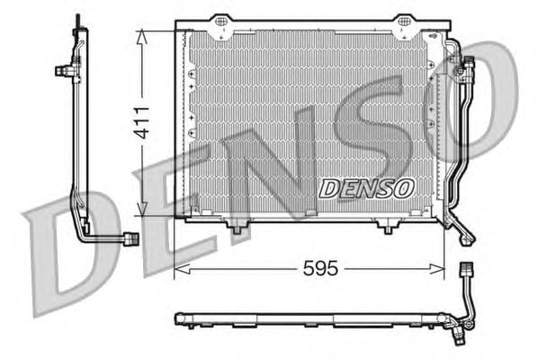 Condensator, airconditioning DCN17016