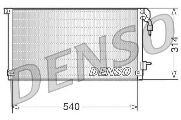 Condenser, air conditioning DCN21003