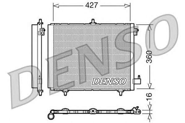 Condensator, airconditioning DCN21009