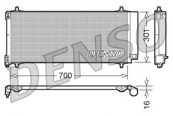Condensator, airconditioning DCN21027