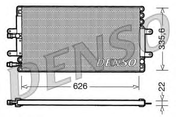 Condensator, airconditioning DCN23001