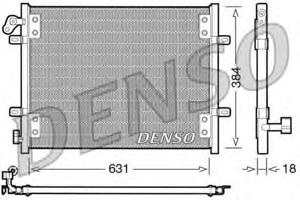 Condensator, airconditioning DCN23002