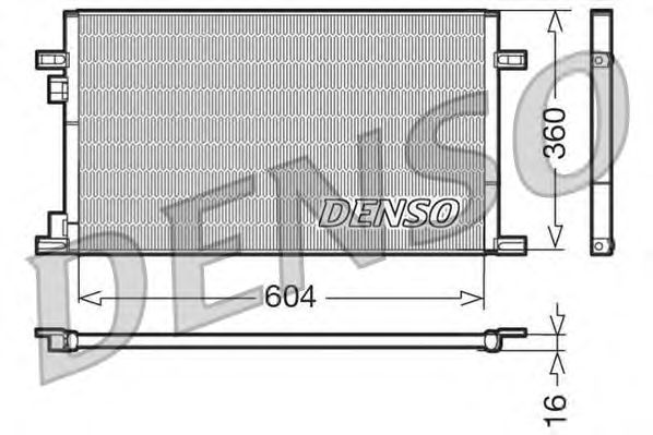 Condensator, airconditioning DCN23019
