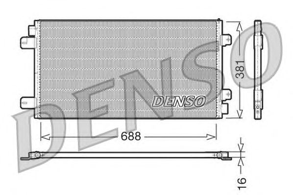 Condensator, airconditioning DCN23024