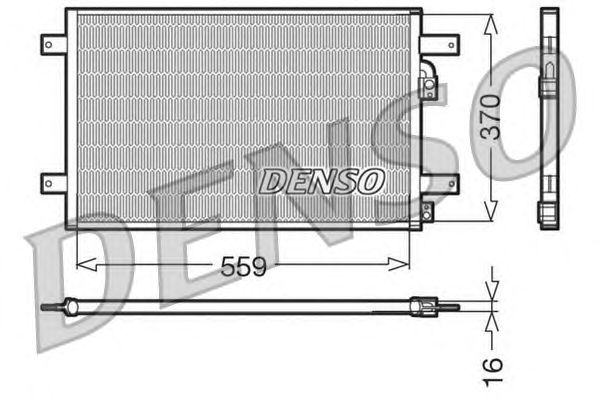 Condensator, airconditioning DCN32014