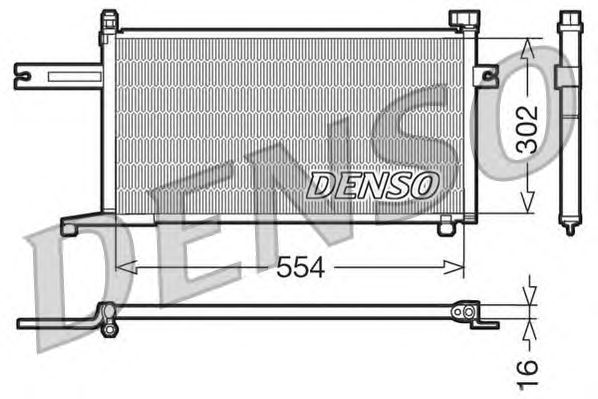 Condensator, airconditioning DCN46005