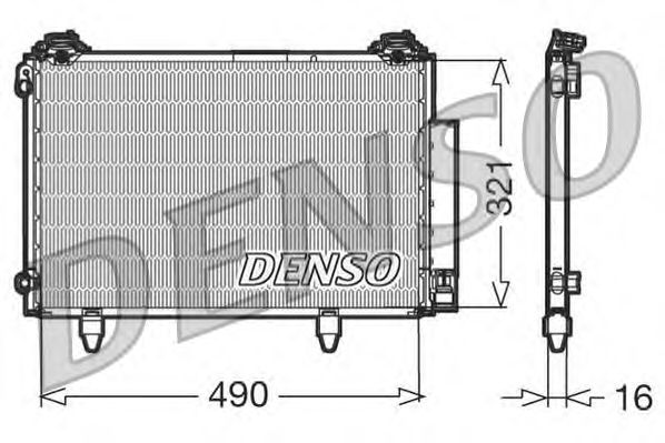 Condensator, airconditioning DCN50002