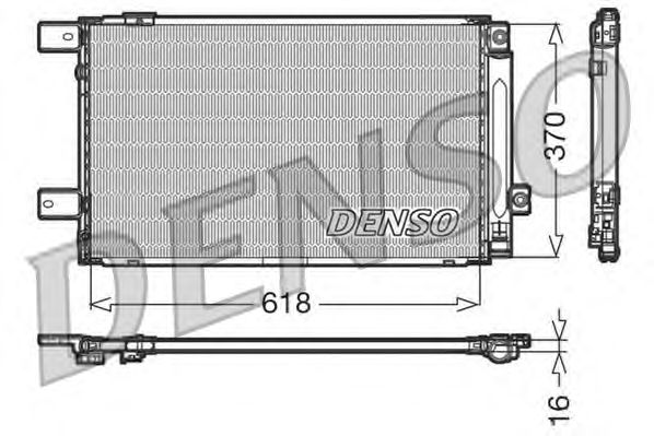 Condensator, airconditioning DCN50005