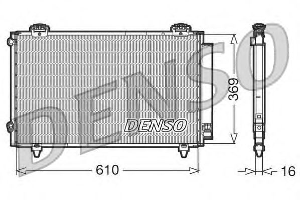 Condenser, air conditioning DCN50008
