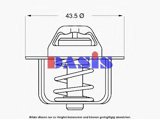 Thermostat, coolant 751786N