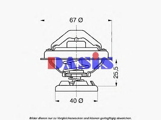 Thermostat, coolant 751905N