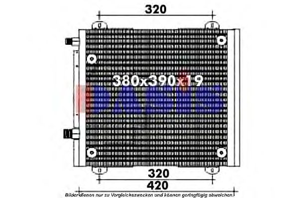 Condensator, airconditioning 182023N
