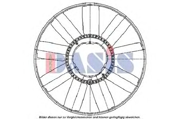Fan Wheel, engine cooling 138012N