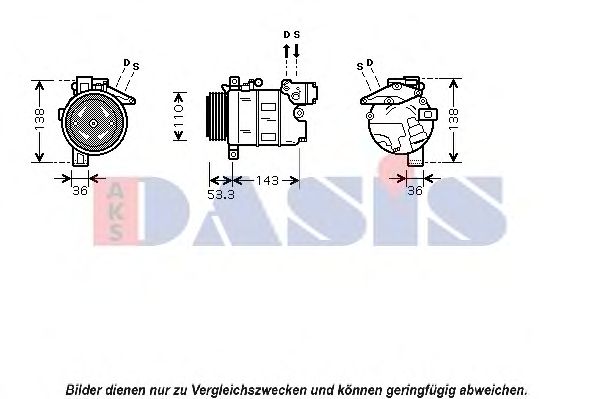 Compressor, airconditioning 851083N