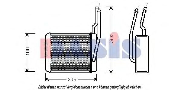 Heat Exchanger, interior heating 096003N