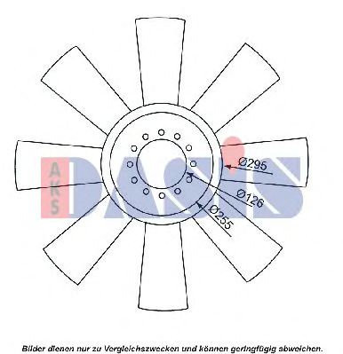 Fan Wheel, engine cooling 128102N