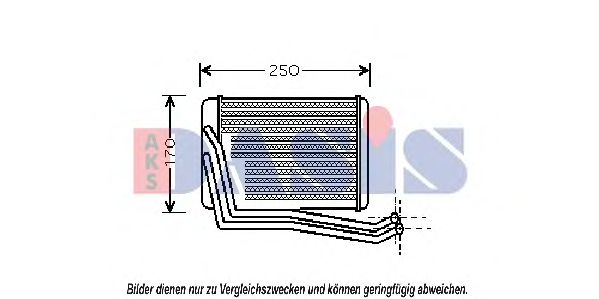 Heat Exchanger, interior heating 569013N