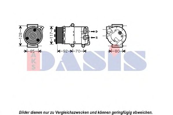 Compressor, air conditioning 851689N