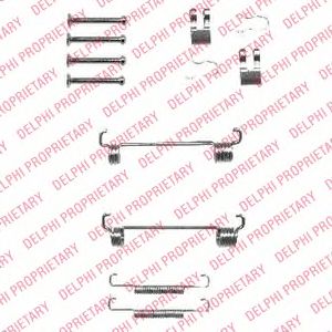 Accessory Kit, parking brake shoes LY1344