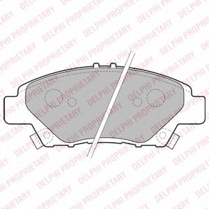 Brake Pad Set, disc brake LP2194