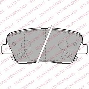 Brake Pad Set, disc brake LP2202