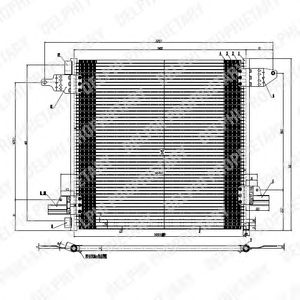 Condenser, air conditioning TSP0225509